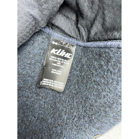 KUHL Men's interceptr Fleece Jacket Full Zip Blue Size M Style 3163R - Picture 6 of 10